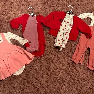 6-9 month Girl Valentine Bundle